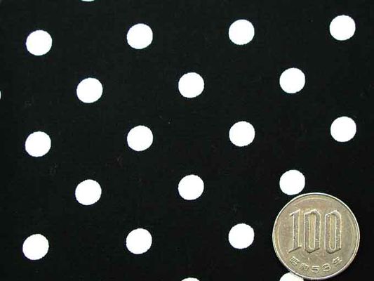 直径約６ミリの ブロード水玉プリント