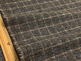 Exclusive Collection 3つ杢チェックコットンツイードグレー