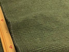 Exclusive Collection 3つ杢チェックコットンツイードグリーン