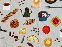 いわしまあゆ「パンとコーヒーと」ニュアンスグレー