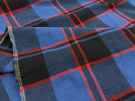 【現品限り特価】Exclusive Collection 西脇産先染シャーリング起毛ブルー系