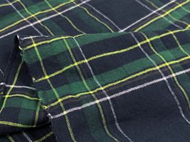 【現品限り特価】Exclusive Collection 西脇産先染シャーリング起毛グリーン系