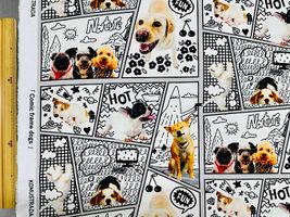 漫画の世界にやってきた動物たち「リアルアニマルコミックス」いぬ