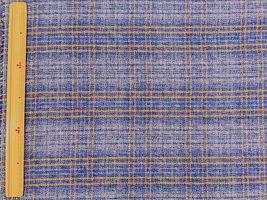 Exclusive Collection 3つ杢コットンツイードパープル×橙