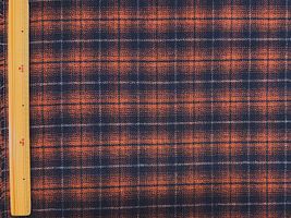 Exclusive Collection 3つ杢コットンツイードオレンジ系