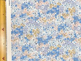 コットンこばやし 花柄ブロードプリントミントグリーン