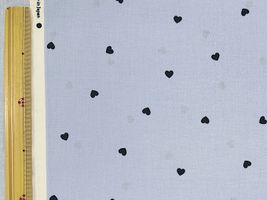 スケアープリント「プチハート」スモークブルー