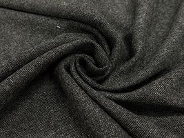 パステルトーンの尾州産ウールツイードチャコール系