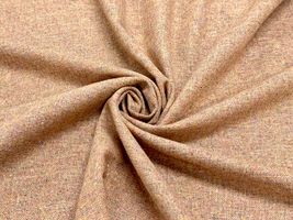 パステルトーンの尾州産ウールツイードオレンジ系