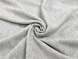 優しいカラーの尾州産ウールトップフラノ明グレー