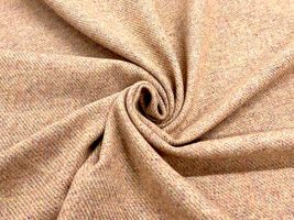 優しいカラーの尾州産ウールトップフラノオレンジ