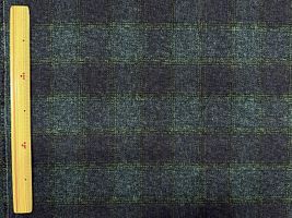 Exclusive Collection 3つ杢コットンツイードグリーン系