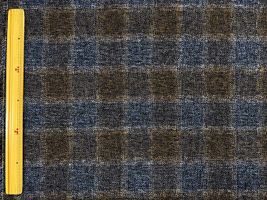 Exclusive Collection 3つ杢コットンツイードブルー系