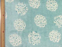 ふわふわフランミンプリント「優しげな小花」ミント