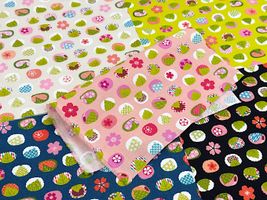 和柄シーチングプリント「桜もち」_拡大イメージ