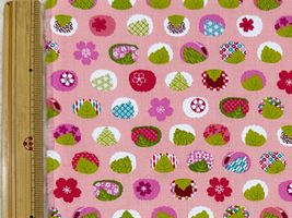 和柄シーチングプリント「桜もち」サクラ