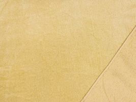 シャーリング・タオル無地カスタードイエロー