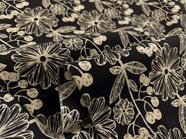 タスランナイロンプリント「Nordic flowers」_拡大イメージ