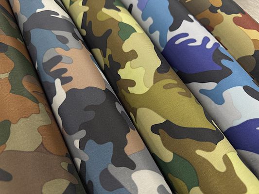 ナイロンオックスプリント「迷彩カモフラージュ」