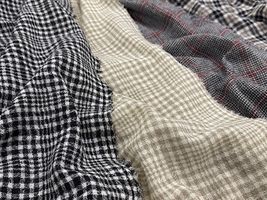 Exclusive Collection 尾州産ウールガーゼチェック_拡大イメージ
