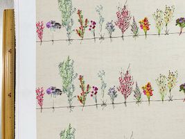 インクジェットポリエステルプリント「moment スワッグ」ベージュ