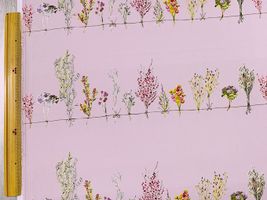 インクジェットポリエステルプリント「moment スワッグ」ラベンダー