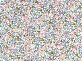 リバティプリントタナローン ミシェルクリアピンク系