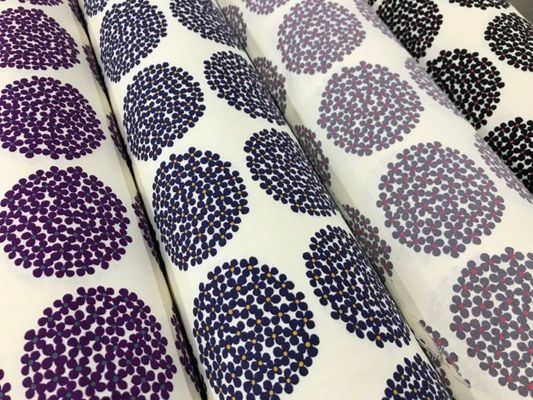 コットンこばやし 北欧調サークルフラワーキャンバス2