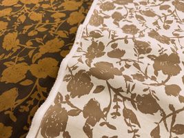 Exclusive Collection シルエットフラワーのコーデュロイプリント_拡大イメージ