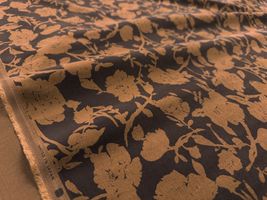 Exclusive Collection シルエットフラワーのコーデュロイプリント_拡大イメージ