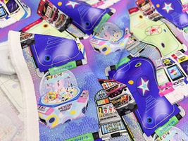 『nora.』Game Centerのシーチングプリント_拡大イメージ