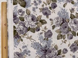 QUILT GATE Classic Library4「きれいなばら」ラベンダーグレー