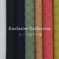 Exclusive Collection綿麻ドットジャガード(直径約3cm)_拡大イメージ