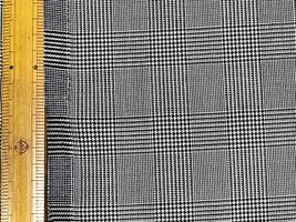 【現品限り特価】エレガントウールグレンチェックグレー系