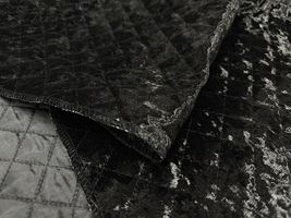 リッチベロアダイヤキルティングブラック