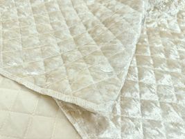 リッチベロアダイヤキルティングアイボリー