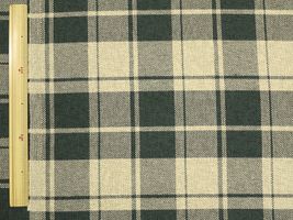 Exclusive Collection 3つ杢チェックコットンツイード大チェック×グリーン系