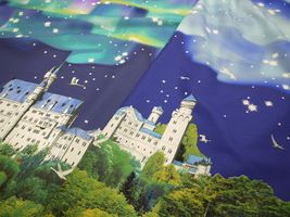 原宿ドールズ「オーロラの夜空と湖畔のお城」_拡大イメージ