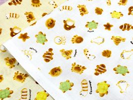 ふっくら♪ぷちパンのシーチングプリント_拡大イメージ