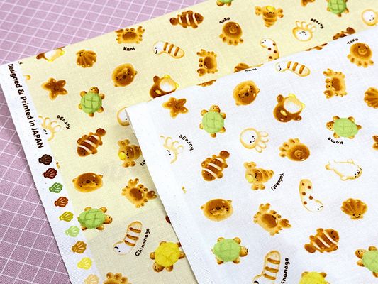 ふっくら♪ぷちパンのシーチングプリント