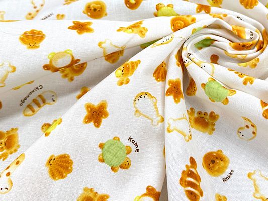 ふっくら♪ぷちパンのシーチングプリント