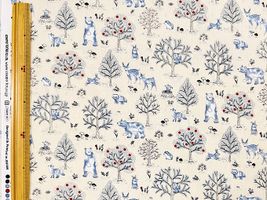 my piece of fabric おとぎの森のCBプリント_拡大イメージ