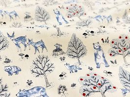 my piece of fabric おとぎの森のCBプリント_拡大イメージ
