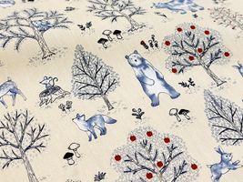my piece of fabric おとぎの森のCBプリントナチュラル