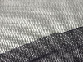 細かめソフトチュール無地黒