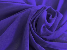 ソフトシンプルチュール紫みの青