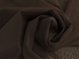 ソフトシンプルチュール濃いブラウン