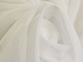 ソフトシンプルチュールホワイト