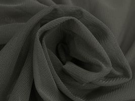 ソフトシンプルチュールチャコールグレー