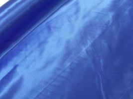 ポリエステルサテン無地(複数枚に分かれる場合あり)青